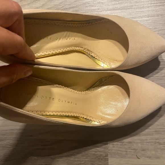 Charlotte Olympia platform heels - suede, leather - Picture 2 of 4